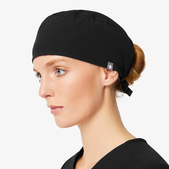Fig Modern classic scrub cap Black - Picture 4 of 4